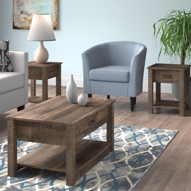 Wade Logan® Lanarose 3 Piece Living Room Table Set & Reviews